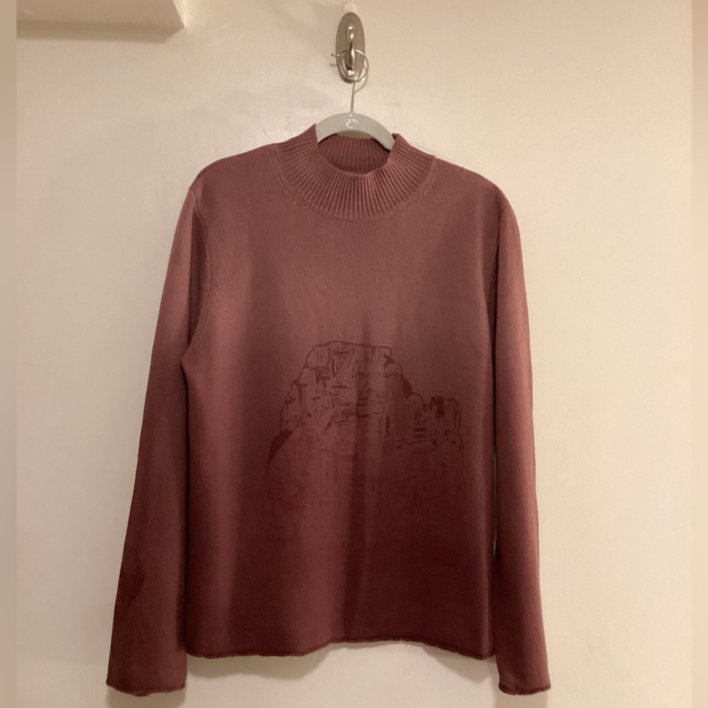 Adrian Cashmere-Rich Knit Sweater XL | Ombre Brown